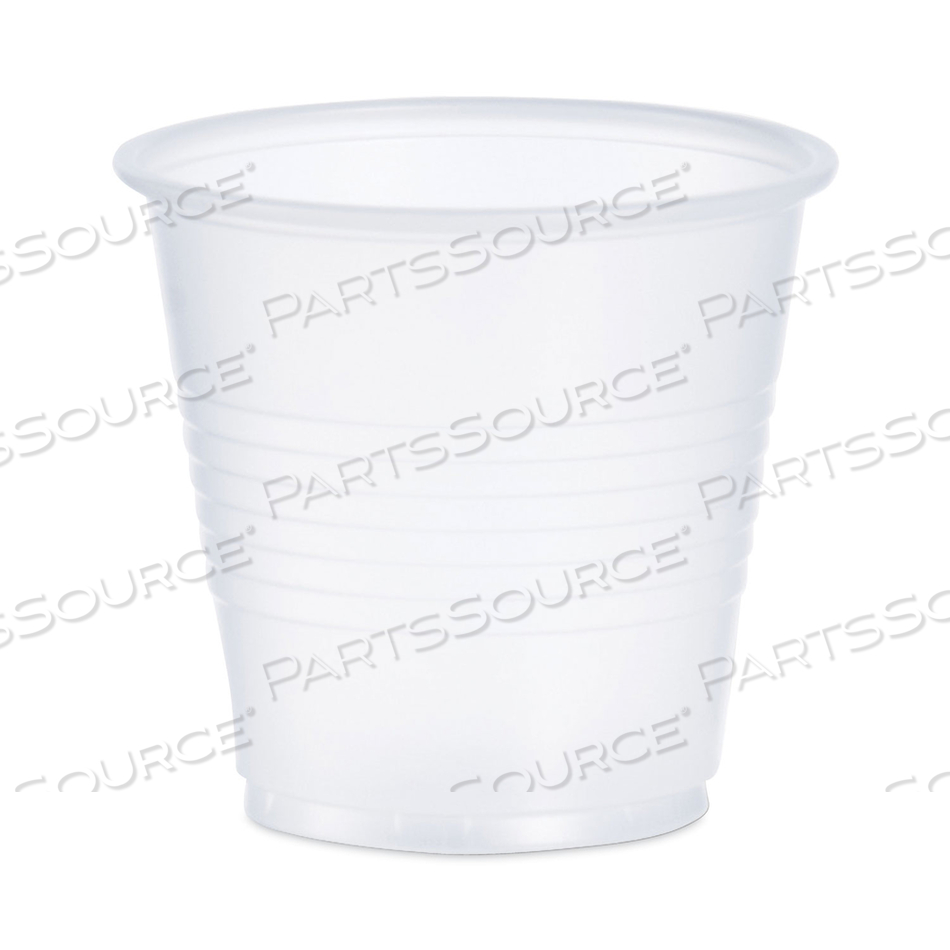 HIGH-IMPACT POLYSTYRENE COLD CUPS, 3.5 OZ, TRANSLUCENT by Dart Container Corporation