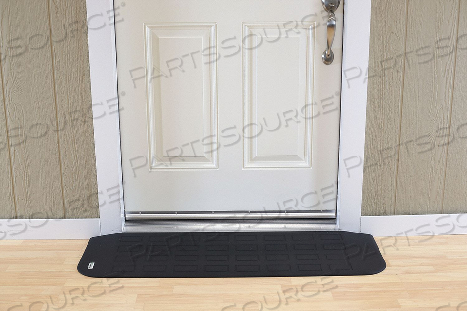 ADA COMPLIANT RAMP MATTE BLACK 19 H by Ez Edge