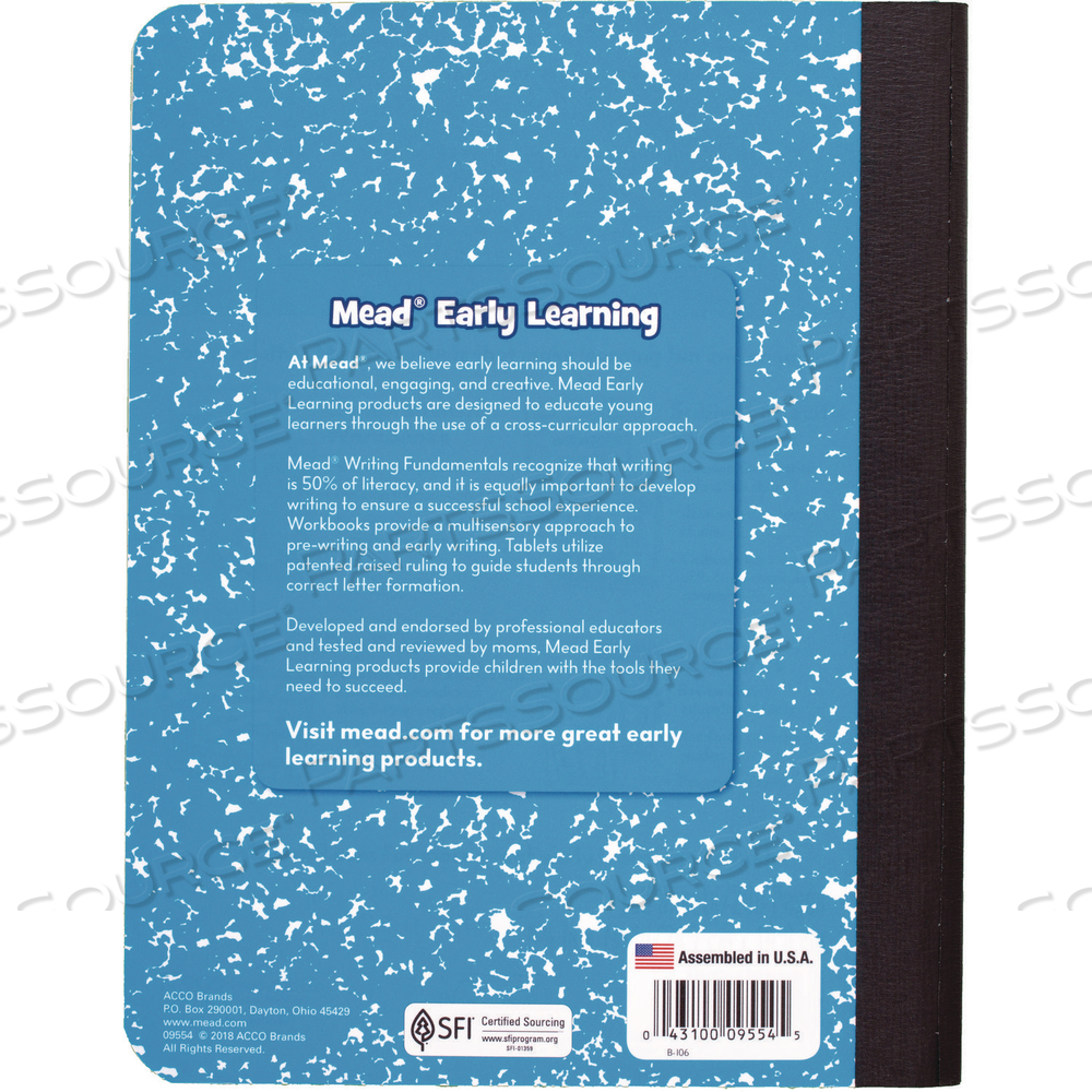 PRIMARY JOURNAL HALF PAGE RULED, BLUE MARBLE COVER, PRIMARY RULE, (100) 9.75 X 7.5 SHEETS PRIMARY JOURNAL HALF PAGE RULED, BLUE MARBLE COVER, PRIMARY RULE, (100) 9.75 X 7.5 SHEETS