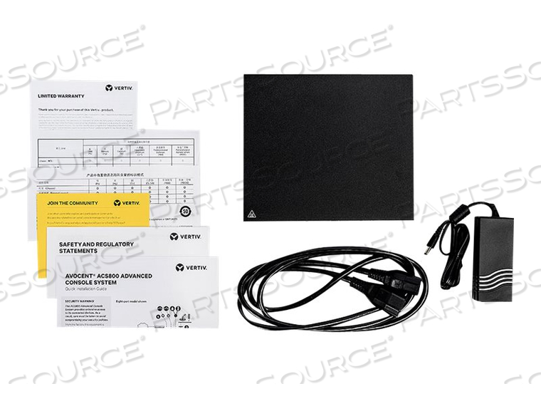 AVOCENT ACS ADVANCED CONSOLE SERVER ACS804MEAC-400, CONSOLE SERVER, 4 PORTS, GIGE, RS-232, 1U by Vertiv AVOCENT ACS ADVANCED CONSOLE SERVER ACS804MEAC-400, CONSOLE SERVER, 4 PORTS, GIGE, RS-232, 1U by Vertiv