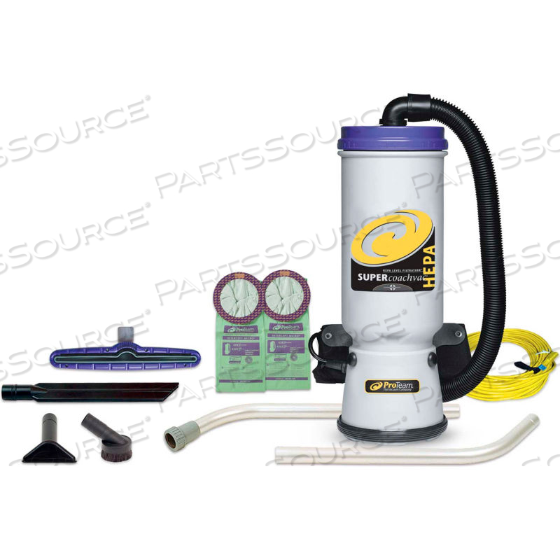 SUPER COACHVAC HEPA W/XOVER FLOOR TOOL KIT B (107098) by Proteam