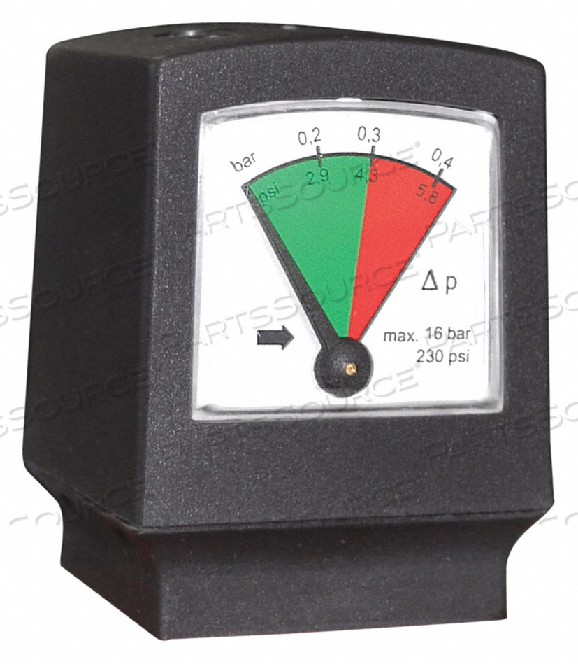 DP GAUGE FOR USE ON OIL-X FILTERS by Domnick Hunter