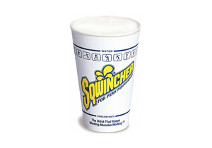 DISPOSABLE COLD CUP 12 OZ. WHITE PK100 by Sqwincher