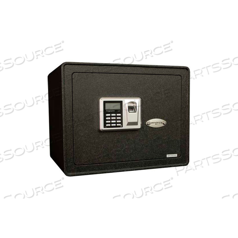 SECURITY SAFE S12 WITH BIOMETRIC LOCK & KEYED LOCK 15"W X 11-7/8"D X 11-3/4"H BLACK by Tracker Safe SECURITY SAFE S12 WITH BIOMETRIC LOCK & KEYED LOCK 15"W X 11-7/8"D X 11-3/4"H BLACK by Tracker Safe