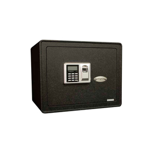 SECURITY SAFE S12 WITH BIOMETRIC LOCK & KEYED LOCK 15"W X 11-7/8"D X 11-3/4"H BLACK by Tracker Safe SECURITY SAFE S12 WITH BIOMETRIC LOCK & KEYED LOCK 15"W X 11-7/8"D X 11-3/4"H BLACK by Tracker Safe