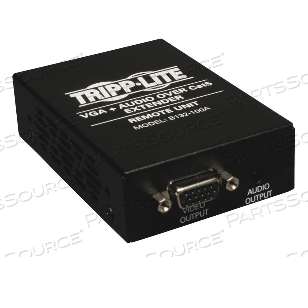 VGA W/ AUDIO OVER CAT5/CAT6 EXTENDER RECEIVER 1920X1440 60HZ TAA by Tripp Lite VGA W/ AUDIO OVER CAT5/CAT6 EXTENDER RECEIVER 1920X1440 60HZ TAA by Tripp Lite