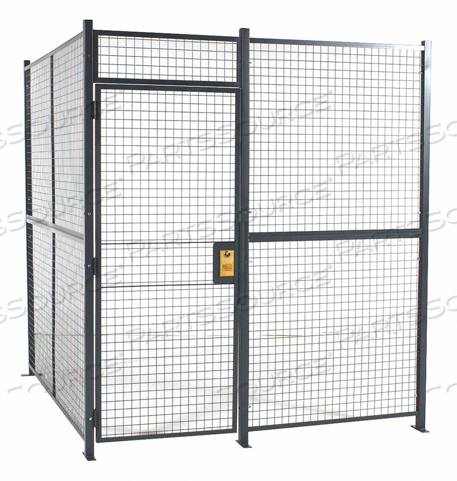 WELDED PARTITION CAGE 16FT. 8INW 2 SIDED by Rapidwire