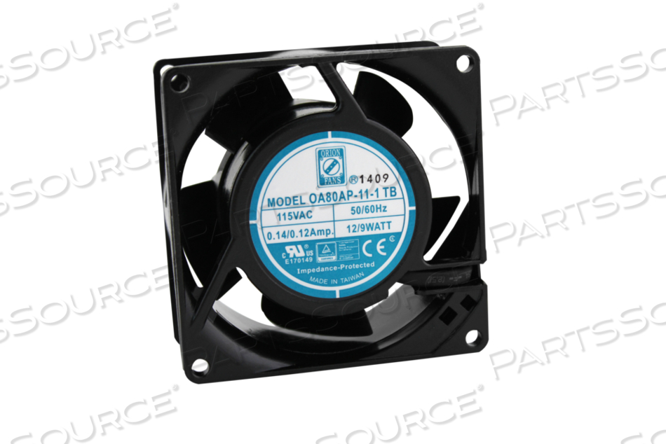 FAN AC 80X35 115V BALL, 31CFM 