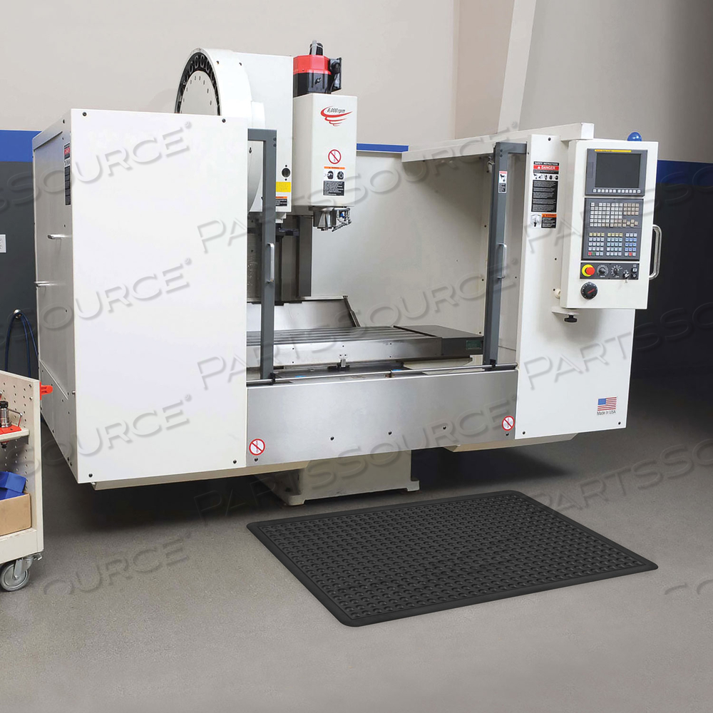 BUBBLE FLEX ANTI-FATIGUE MAT, RECTANGULAR, 24 X 36, BLACK by Apache Mills BUBBLE FLEX ANTI-FATIGUE MAT, RECTANGULAR, 24 X 36, BLACK by Apache Mills