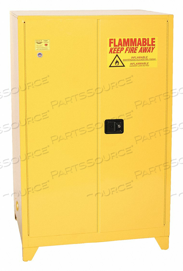 FLAMMABLE LIQUID SAFETY CABINET YELLOW by Eagle