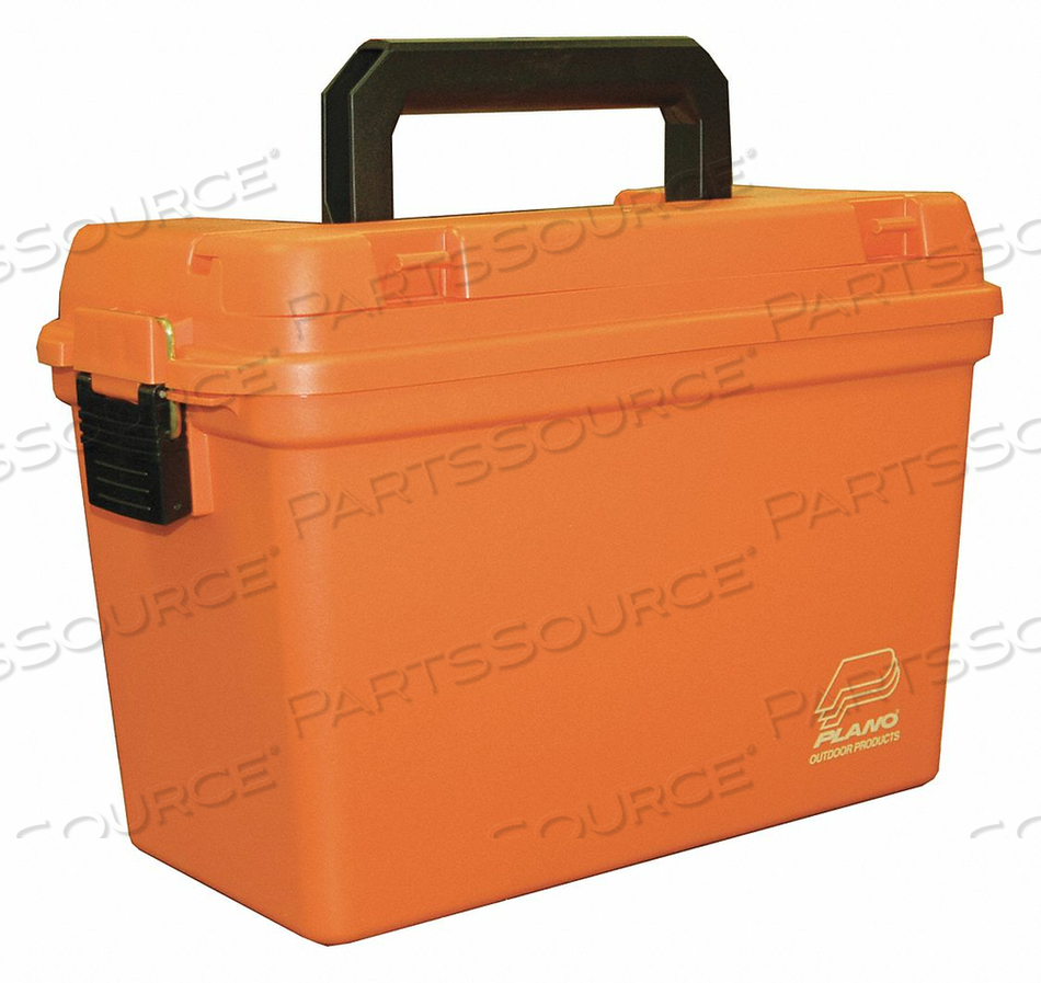 PORTABLE TOOL BOX PLASTIC ORANGE MATTE by Plano Molding PORTABLE TOOL BOX PLASTIC ORANGE MATTE by Plano Molding
