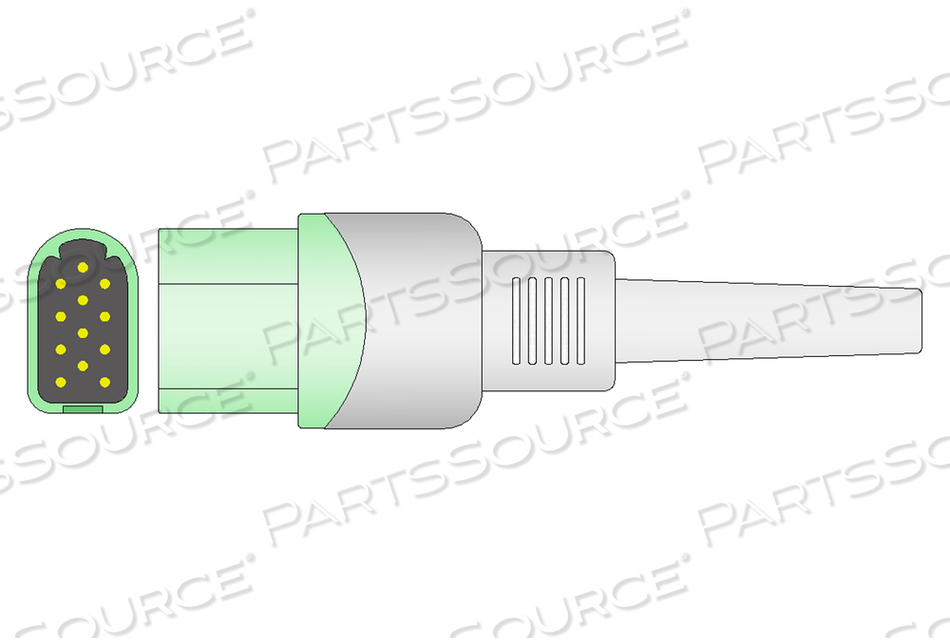 3/5 LEAD 10 FT REUSABLE ECG CABLE 