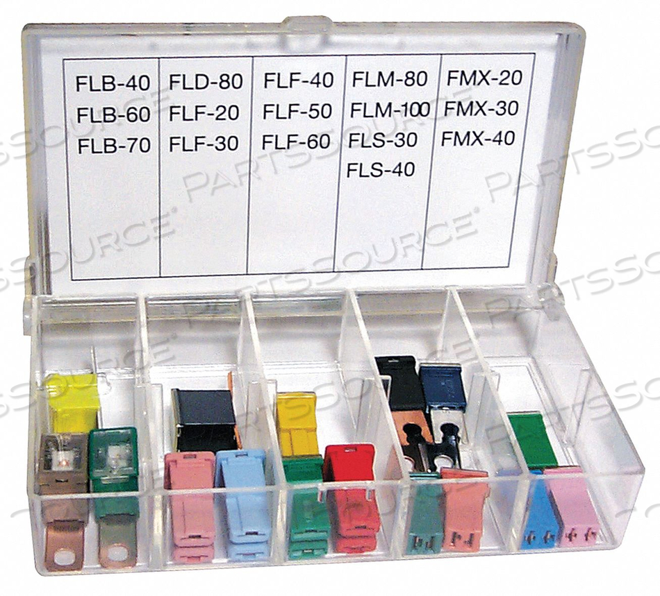 AUTOMOTIVE BLADE FUSE KIT 16 FLB FLF FLM by Cooper Bussmann AUTOMOTIVE BLADE FUSE KIT 16 FLB FLF FLM by Cooper Bussmann