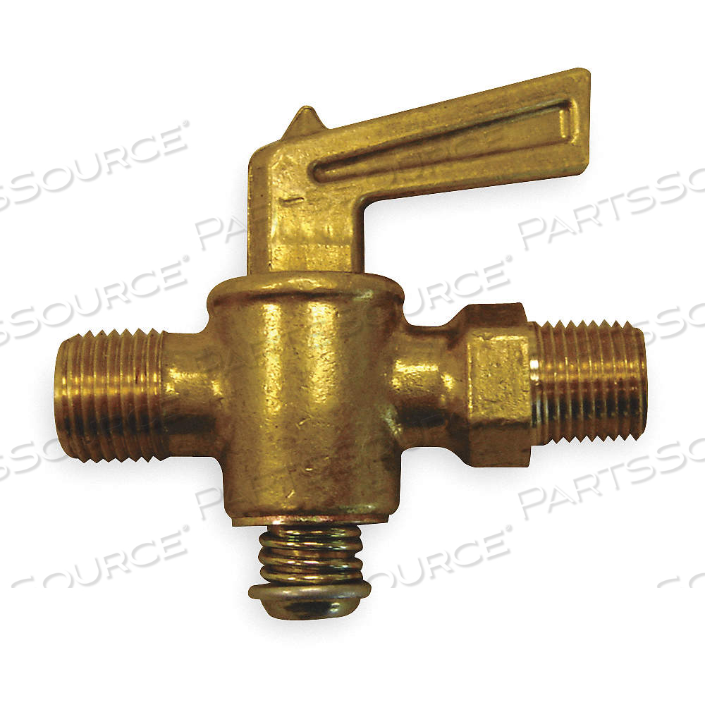 GROUND PLUG VALVE 1/8 IN 30 PSI BRASS by Hansen