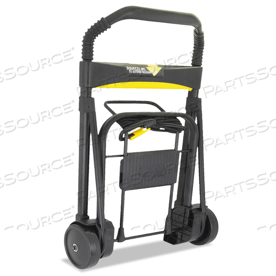 ULTRA-LITE FOLDING CART, 250 LB CAPACITY, 11 X 13.25 PLATFORM, BLACK 