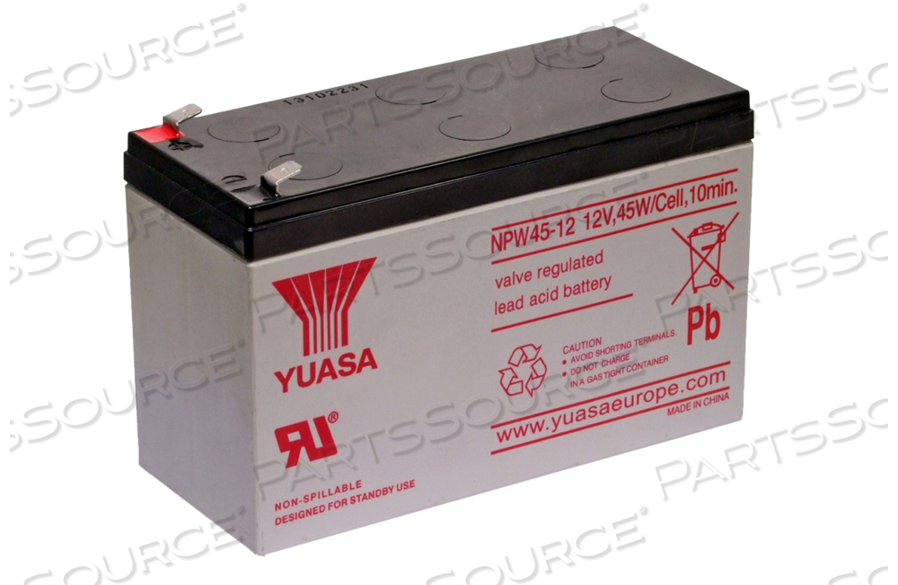 BATTERY, SEALED LEAD ACID, 12V, 9 AH 
