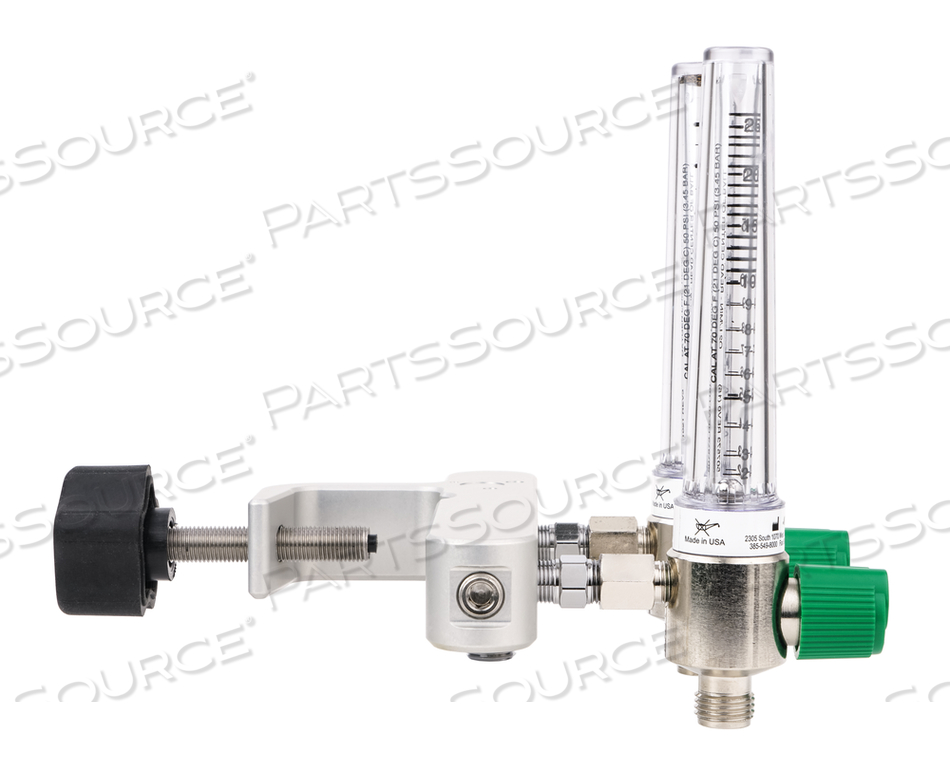 FLOW METER MANIFOLD, 4 POSITIONS, ACRYLIC, 2 TO 26 LPM/0 TO 70 LPM FLOW, DUAL by Maxtec