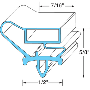 DOOR GASKET - 21-3/4" X 49-1/2" by BEVERAGE AIR