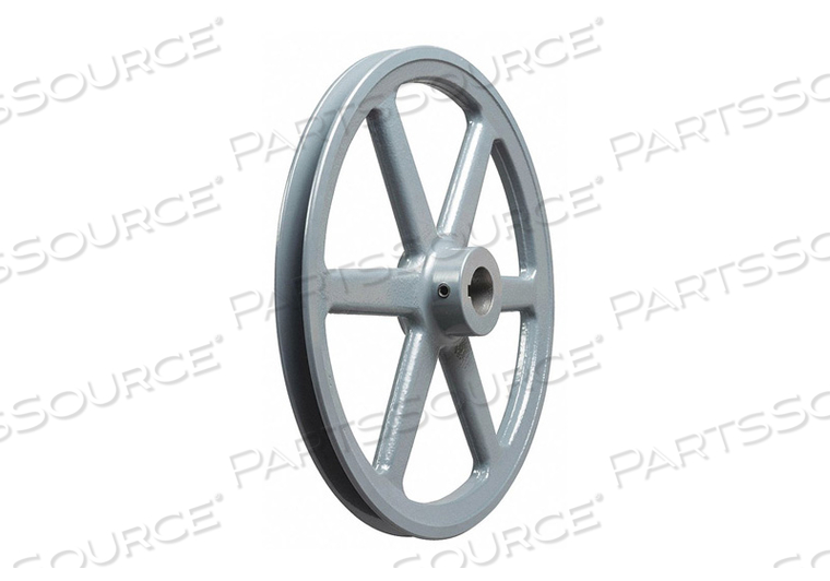 V-BELT PULLEY, FIXED BORE, 1 GROOVE, 9.75 IN OD, FOR 3L/4L/A/AX BELT SECTION by TB Wood's