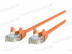 7FT CAT6 SNAGLESS PATCH CABLE, UTP, ORANGE PVC JACKET, 23AWG, 50 MICRON, GOLD PL by Belkin