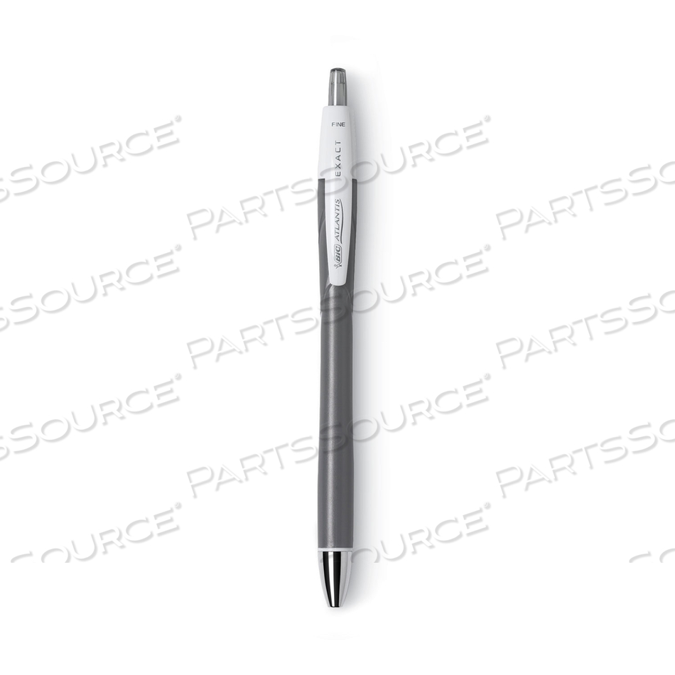 GLIDE EXACT BALLPOINT PEN, RETRACTABLE, FINE 0.7 MM, BLACK INK, BLACK BARREL by BIC GLIDE EXACT BALLPOINT PEN, RETRACTABLE, FINE 0.7 MM, BLACK INK, BLACK BARREL by BIC