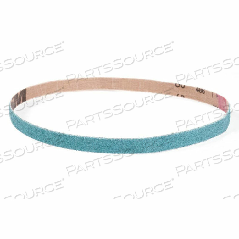 ABRASIVE BELT, ZIRCONIA ALUMINA, 1/2" X 12", 100 GRIT by VSM