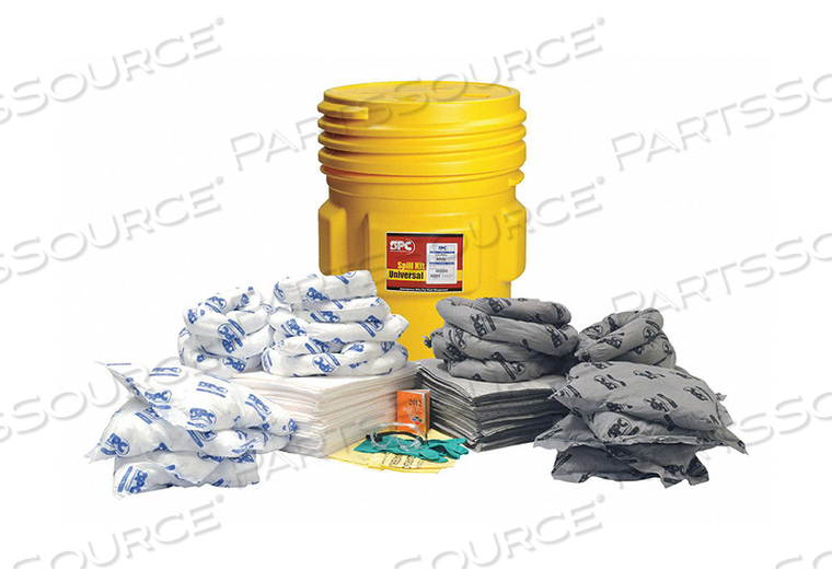 SPILL KIT UNIVERSAL YELLOW by Brady Americas