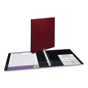 MIGHTY ZIP TAB BINDER, 3 RINGS, 3" CAPACITY, 11 X 8.5, RED by Case It