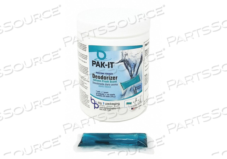 AUTUMN FRESH DEODORIZER AQUA 20 POD JAR by Pakit
