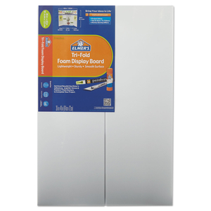 CFC-FREE POLYSTYRENE FOAM PREMIUM DISPLAY BOARD, 24 X 36, WHITE, 12/CARTON by Elmers