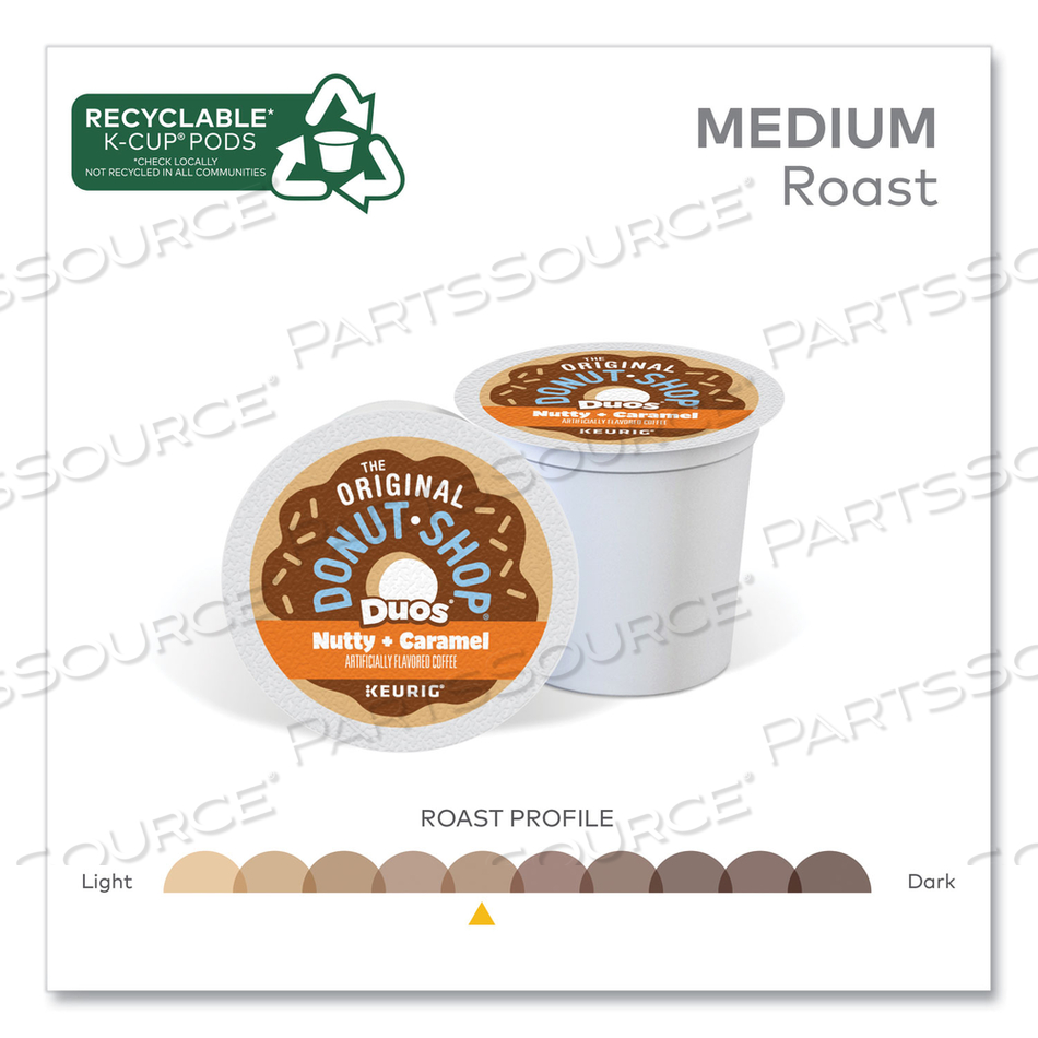 NUTTY PLUS CARAMEL K-CUP, 0.34 OZ by The Original Donut Shop NUTTY PLUS CARAMEL K-CUP, 0.34 OZ by The Original Donut Shop