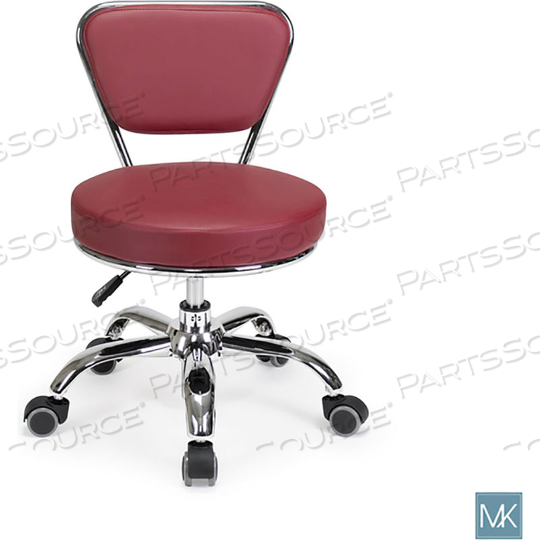 DAYTON PEDICURE STOOL, RED by Ayc Group DAYTON PEDICURE STOOL, RED by Ayc Group