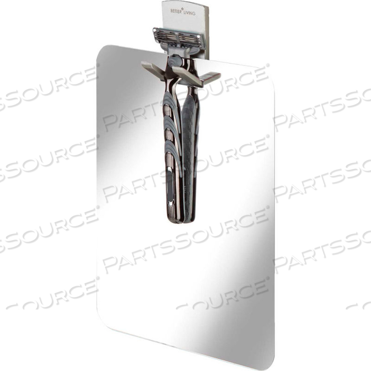 FRAMELESS SHOWER MIRROR by Better Living Products FRAMELESS SHOWER MIRROR by Better Living Products