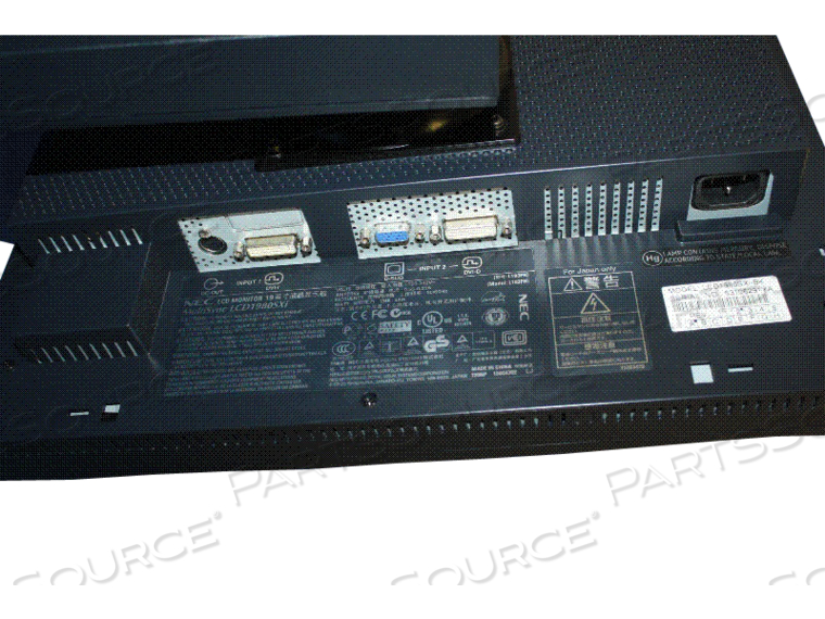 MONITOR, LCD PANEL, 500:1 CONTRAST RATIO, 19 IN VIEWABLE IMAGE, 31.5 TO 81.1 KHZ HORIZONTAL, 50 TO 85 HZ VERTICAL OPERATING, 1280 X 1024 RES MONITOR, LCD PANEL, 500:1 CONTRAST RATIO, 19 IN VIEWABLE IMAGE, 31.5 TO 81.1 KHZ HORIZONTAL, 50 TO 85 HZ VERTICAL OPERATING, 1280 X 1024 RES