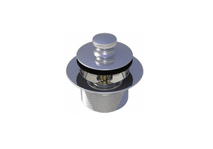 DRAIN STOPPER DIA. 2-7/8 BRASS CHROME by WCM Industries Inc.