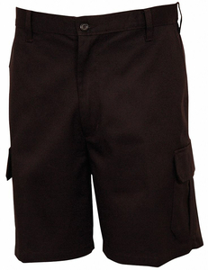 MEN'S CARGO SHORTS 32 BLACK by Fashion Seal
