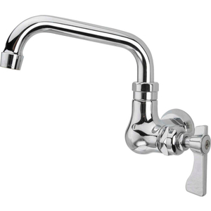 ROYAL SERIES SINGLE HOLE WALL MOUNT FAUCET, 12" SPOUT by Krowne