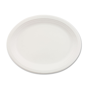 CLASSIC PAPER DINNERWARE, OVAL PLATTER, 9.75 X 12.5, WHITE, 500/CARTON by Chinet