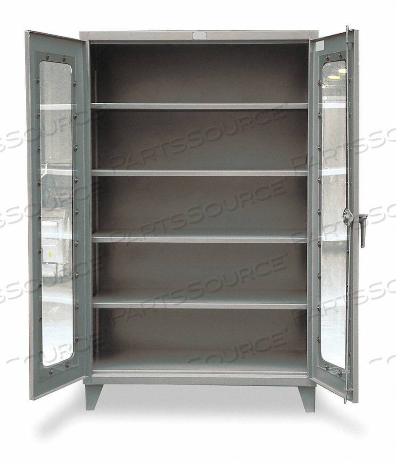 SHELVING CABINET 78 H 60 W DARK GRAY by Strong Hold
