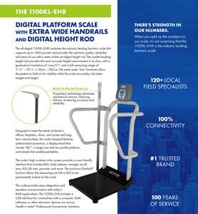 Digital Platform Scale with Extra Wide Handrails