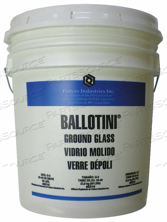 BLAST MEDIA GROUND GLASS by Ballotini BLAST MEDIA GROUND GLASS by Ballotini