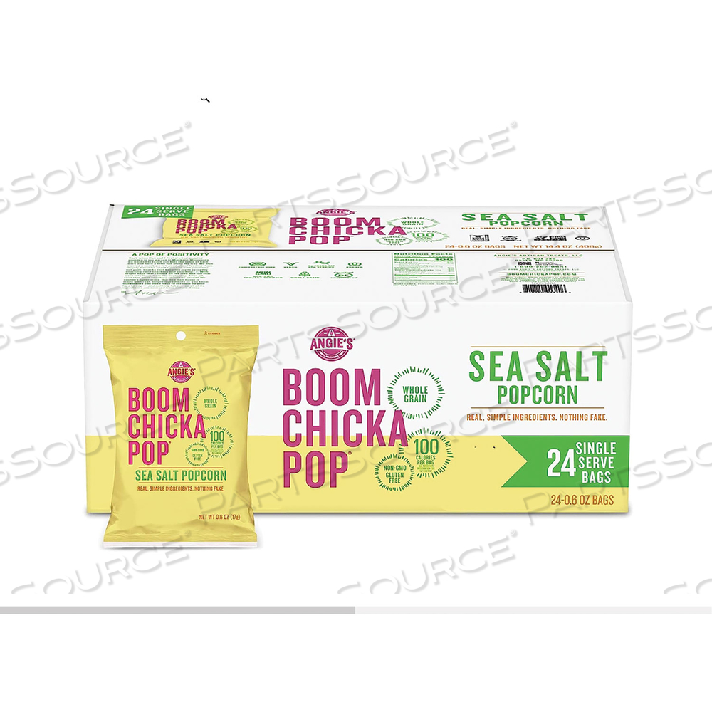 BOOMCHICKAPOP POPCORN, 0.6 OZ BAG by Angies Boomchickapop BOOMCHICKAPOP POPCORN, 0.6 OZ BAG by Angies Boomchickapop