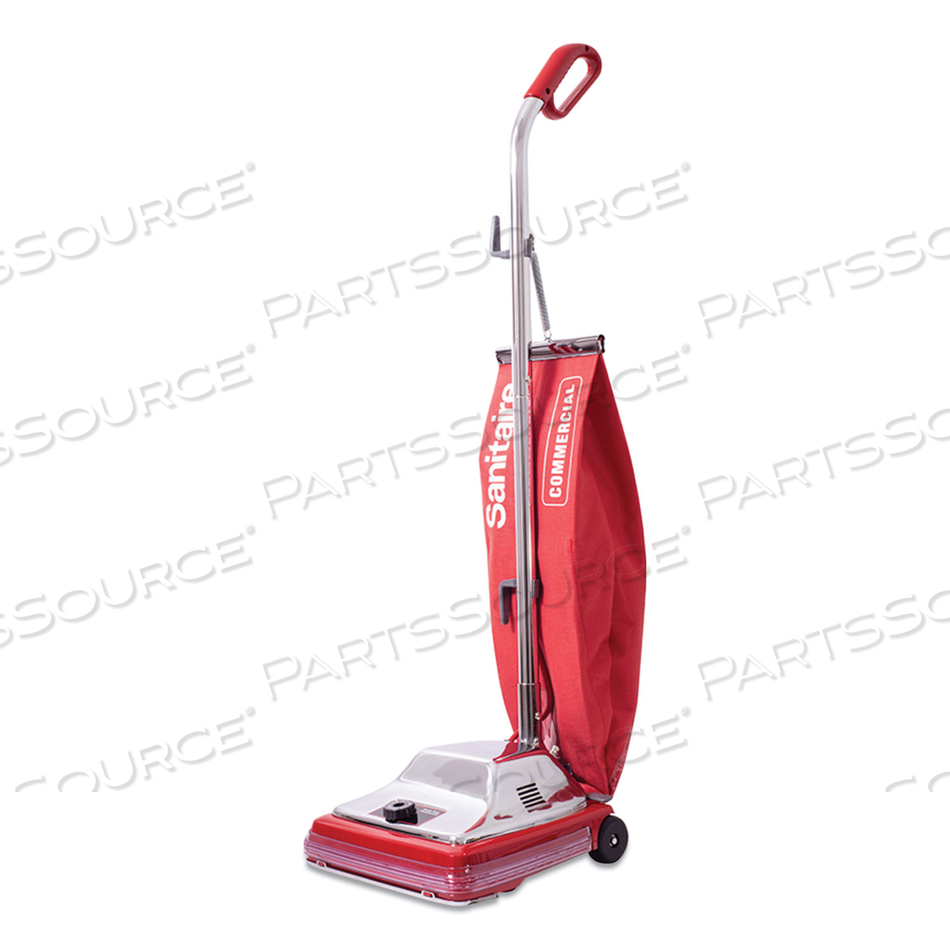TRADITION UPRIGHT VACUUM SC886F, 12" CLEANING PATH, RED by Sanitaire TRADITION UPRIGHT VACUUM SC886F, 12" CLEANING PATH, RED by Sanitaire