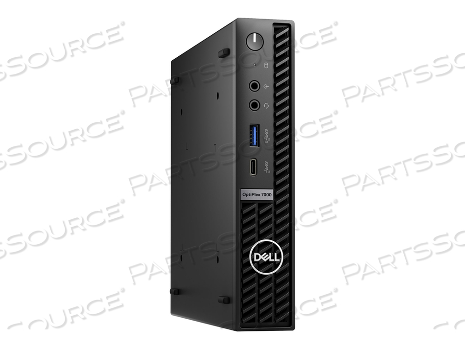 OPTIPLEX 7000, MICRO, CORE I5 12500T / 2 GHZ, VPRO ENTERPRISE, RAM 8 GB, SSD 256 GB, NVME, CLASS 35, UHD GRAPHICS 770, GIGE, 2.5 GIGE, WIN 1 