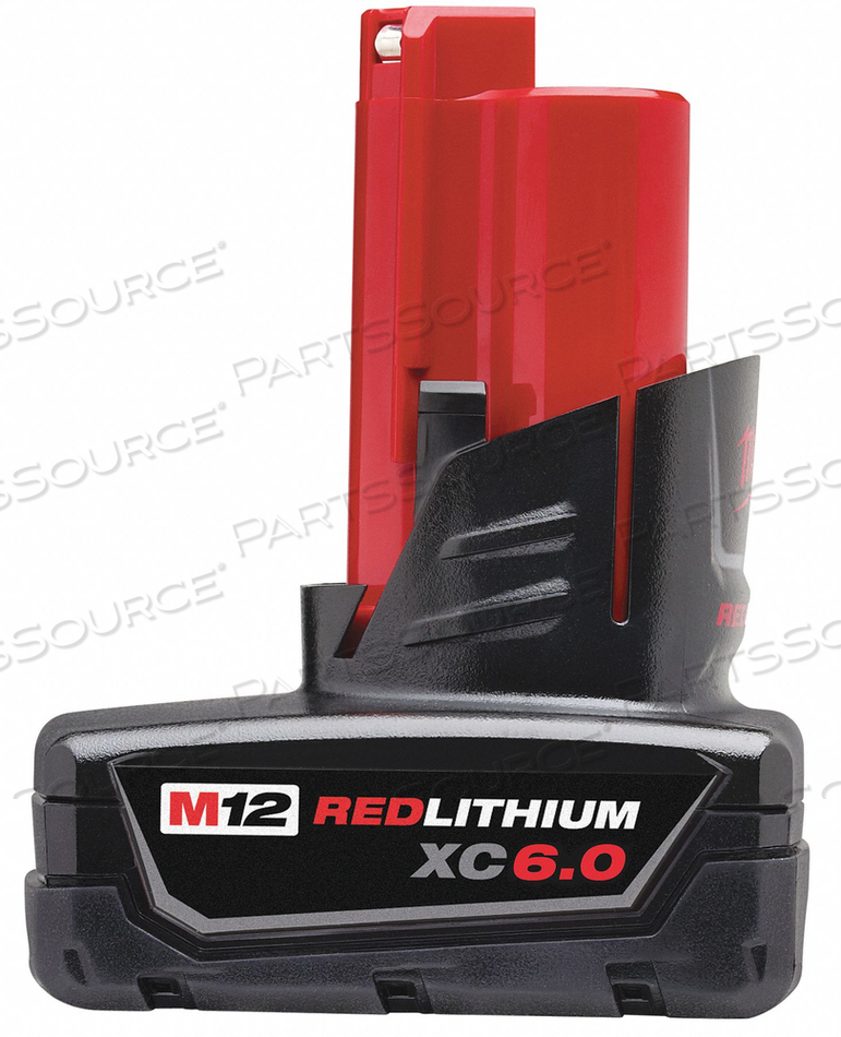 BATTERY PACK, LITHIUM-ION, 12V, 6.0 AMP-HRS by Milwaukee Electric Tools