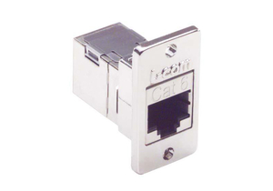 CAT6 RJ45 (8X8) PANEL MOUNT STYLE SHIELDED COUPLER by L-com, Inc. CAT6 RJ45 (8X8) PANEL MOUNT STYLE SHIELDED COUPLER by L-com, Inc.