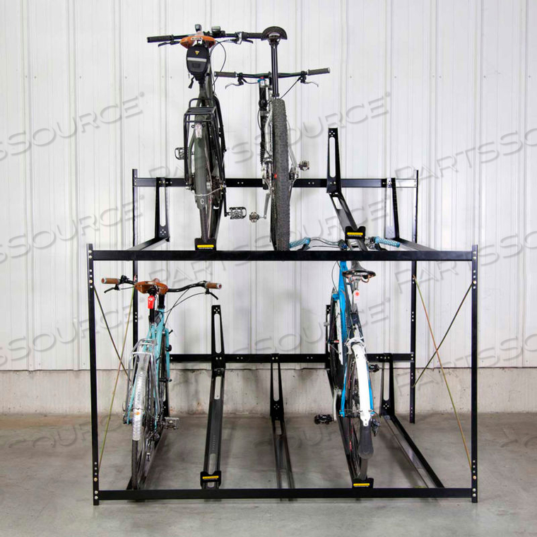 BIKE FIXATION NON-LOCKABLE TWO TIER 10 BIKE STORAGE RACK by Saris Cycling Group BIKE FIXATION NON-LOCKABLE TWO TIER 10 BIKE STORAGE RACK by Saris Cycling Group