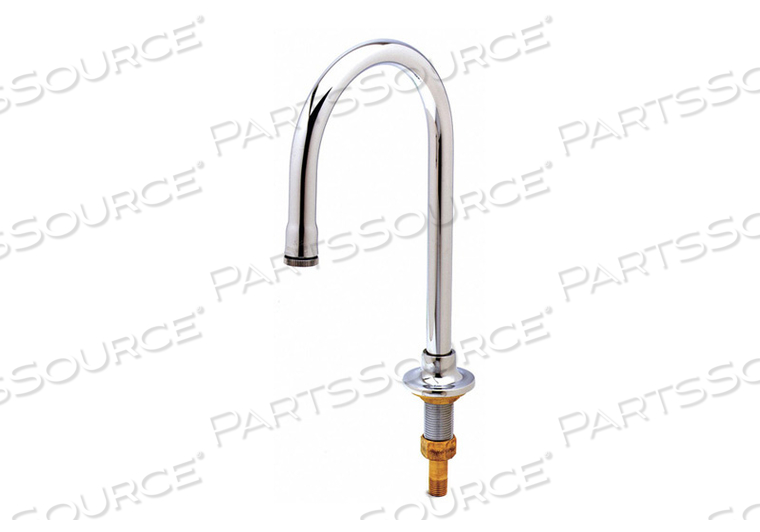 RIGID GOOSENECK, DECK MOUNT, 5-1/2 SPREA by T&S Brass RIGID GOOSENECK, DECK MOUNT, 5-1/2 SPREA by T&S Brass