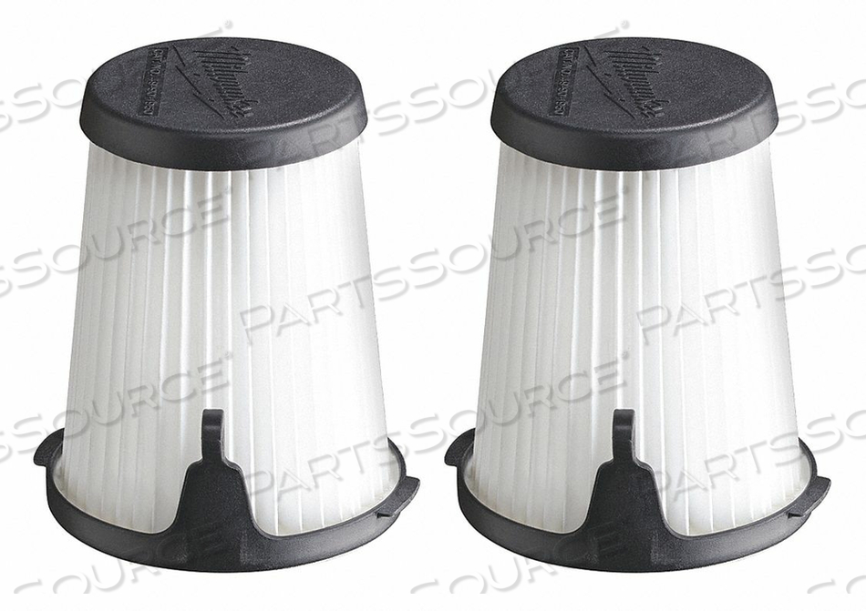 CARTRIDGE FILTER PAPER NON-REUSABLE PK2 by Milwaukee Electric Tools