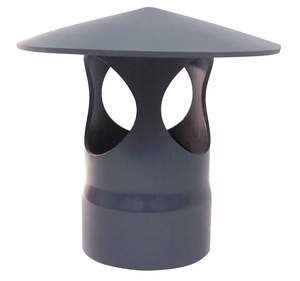 RAIN CAP 10 DUCT SIZE by Plastic Supply & Manufacturing Co., Inc.